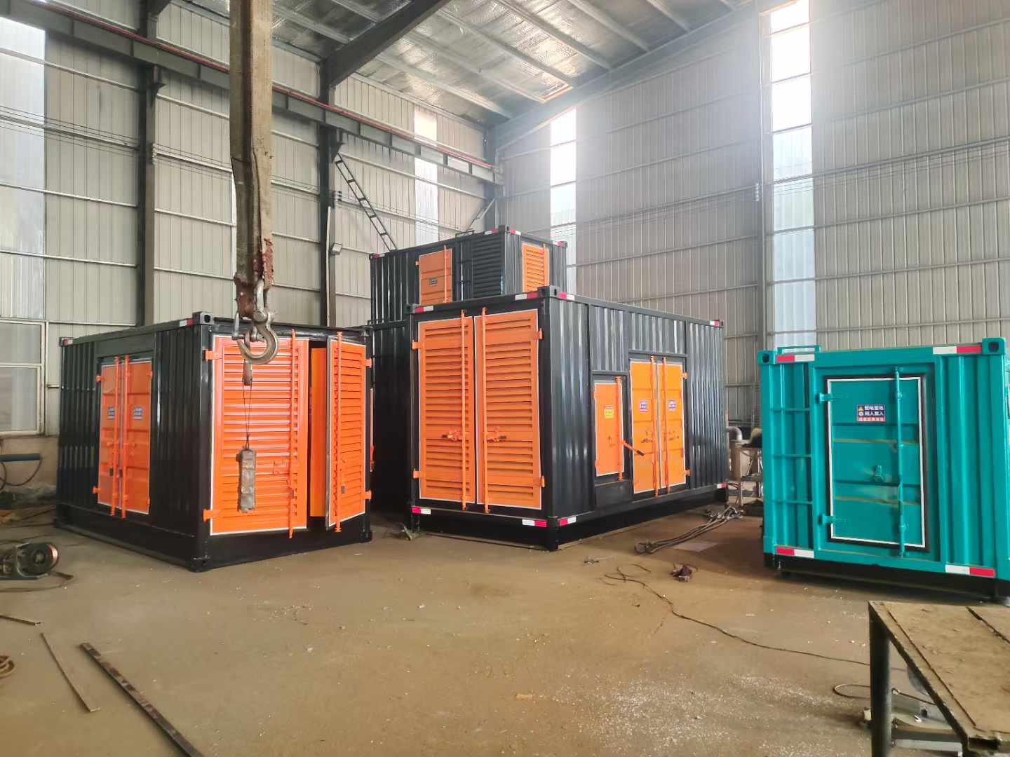 鹤城500kw柴油发电机组可以带动多少功率设备？